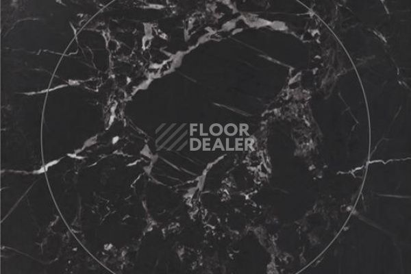 Виниловая плитка ПВХ FORBO Allura Material 63544DR7 black marble circle фото 1 | FLOORDEALER